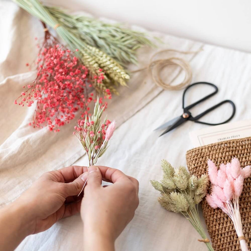 Flowrette Loisirs créatifs kit guirlande Blumig fleurs séchées