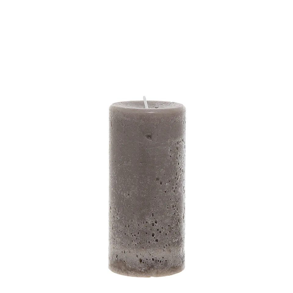 Sia Home Antik L bougie taupe 15 cm