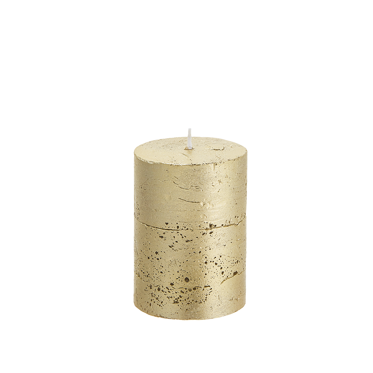 Sia Stripes S bougie cylindrique rose pâle 10 cm 48h