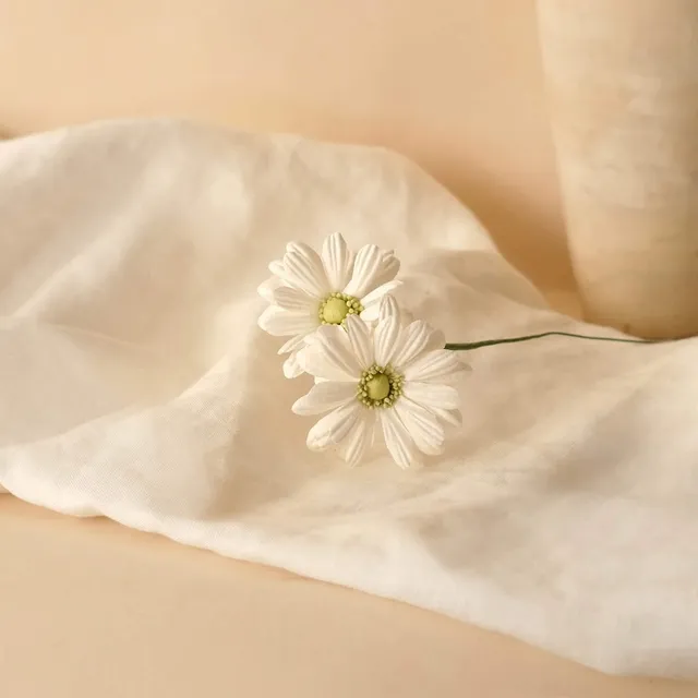 Flowrette Marguerites en papier blanc fleur papier x1