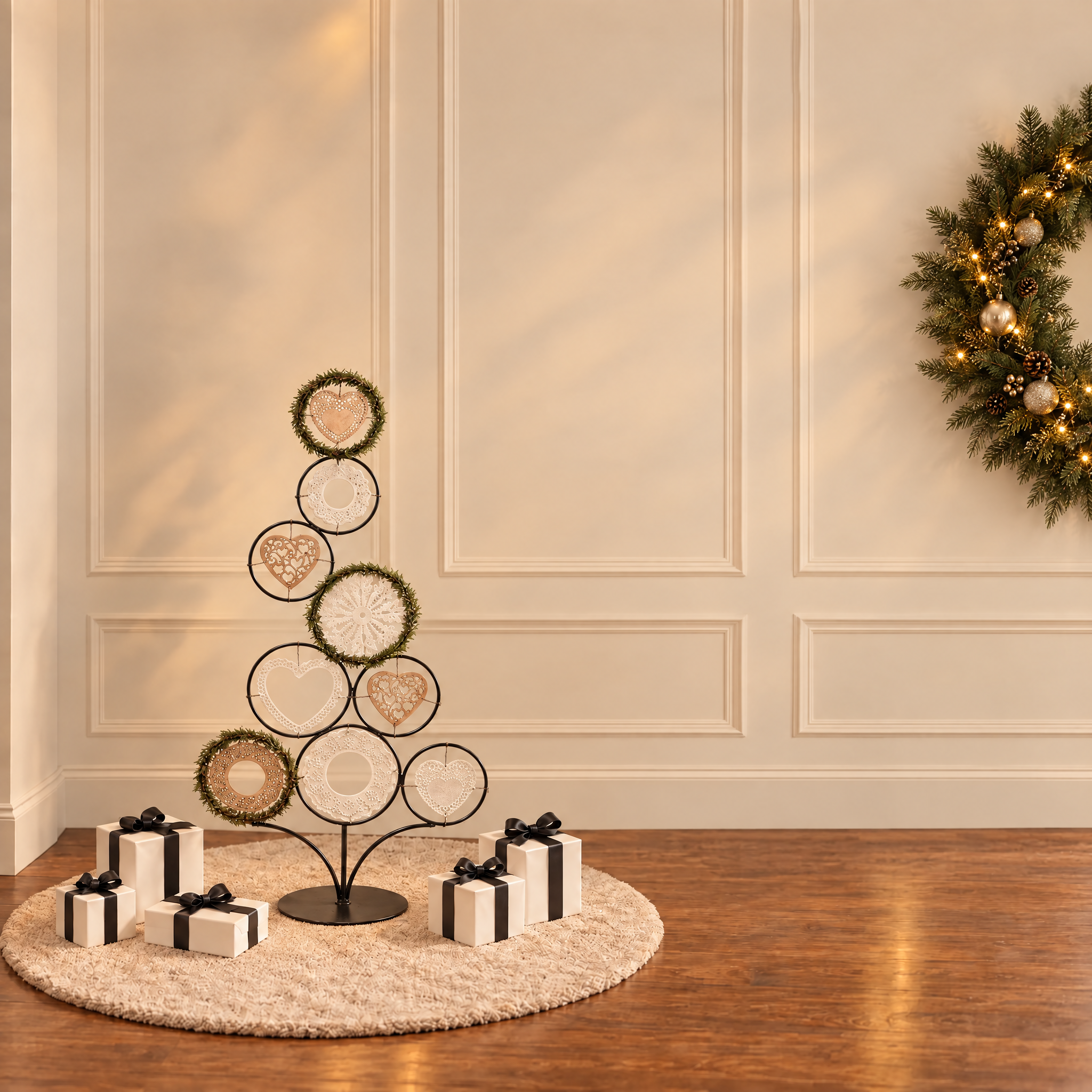 Sia Home Natura sapin de Noël bois beige 70 cm