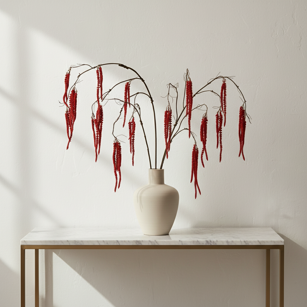 Sia Home Amarante feuillage artificiel tombant marron 119 cm