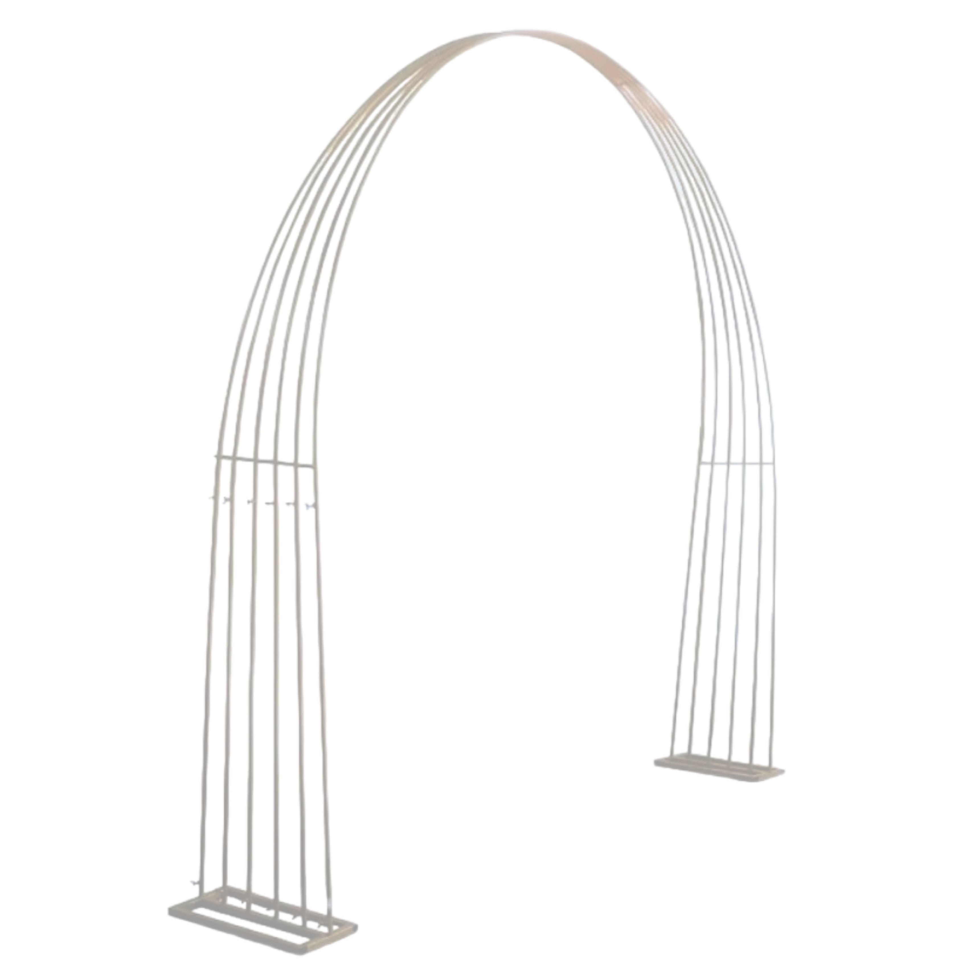 Feuillazur Rungis Arche métal blanc mariage