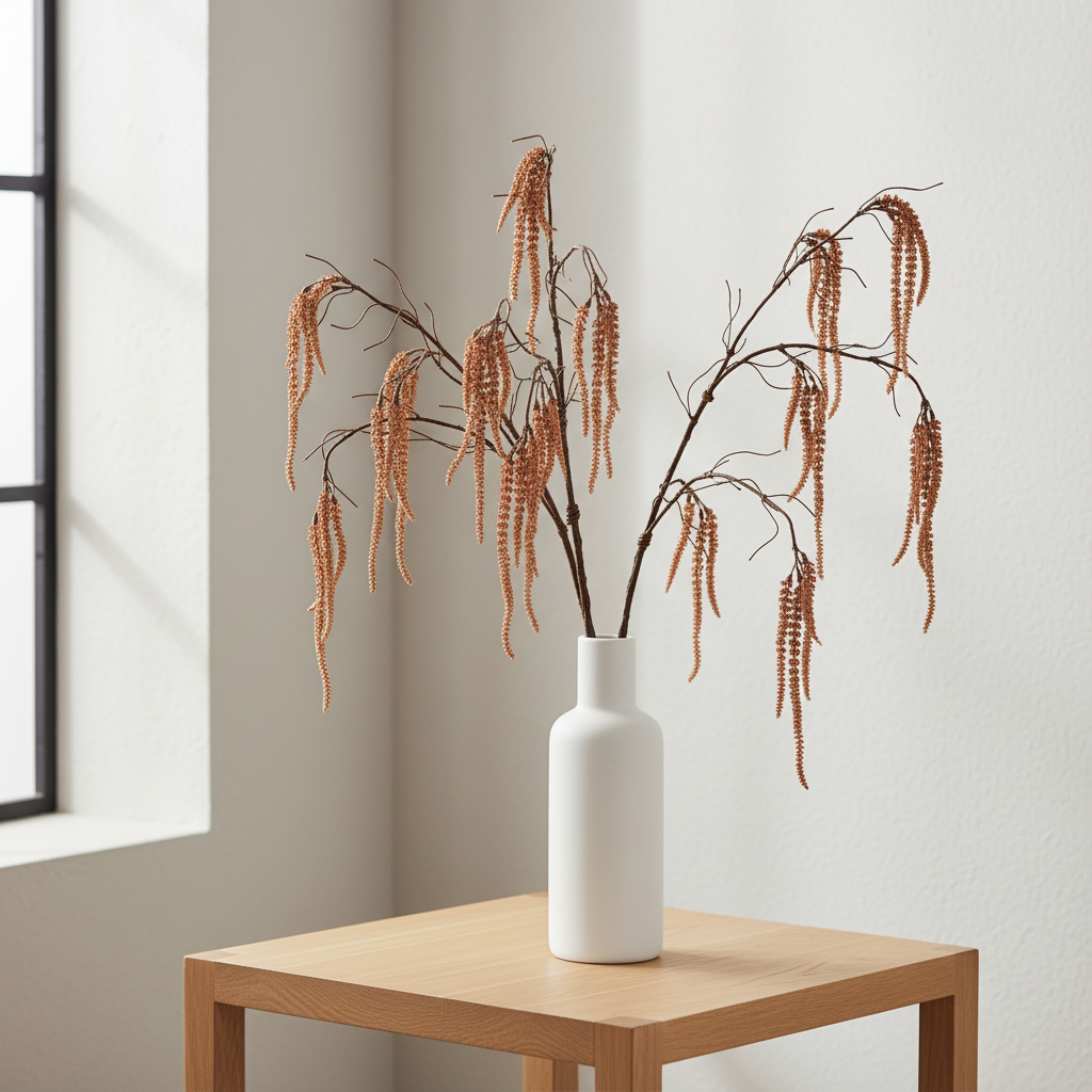 Sia Home Amarante feuillage artificiel tombant marron 119 cm