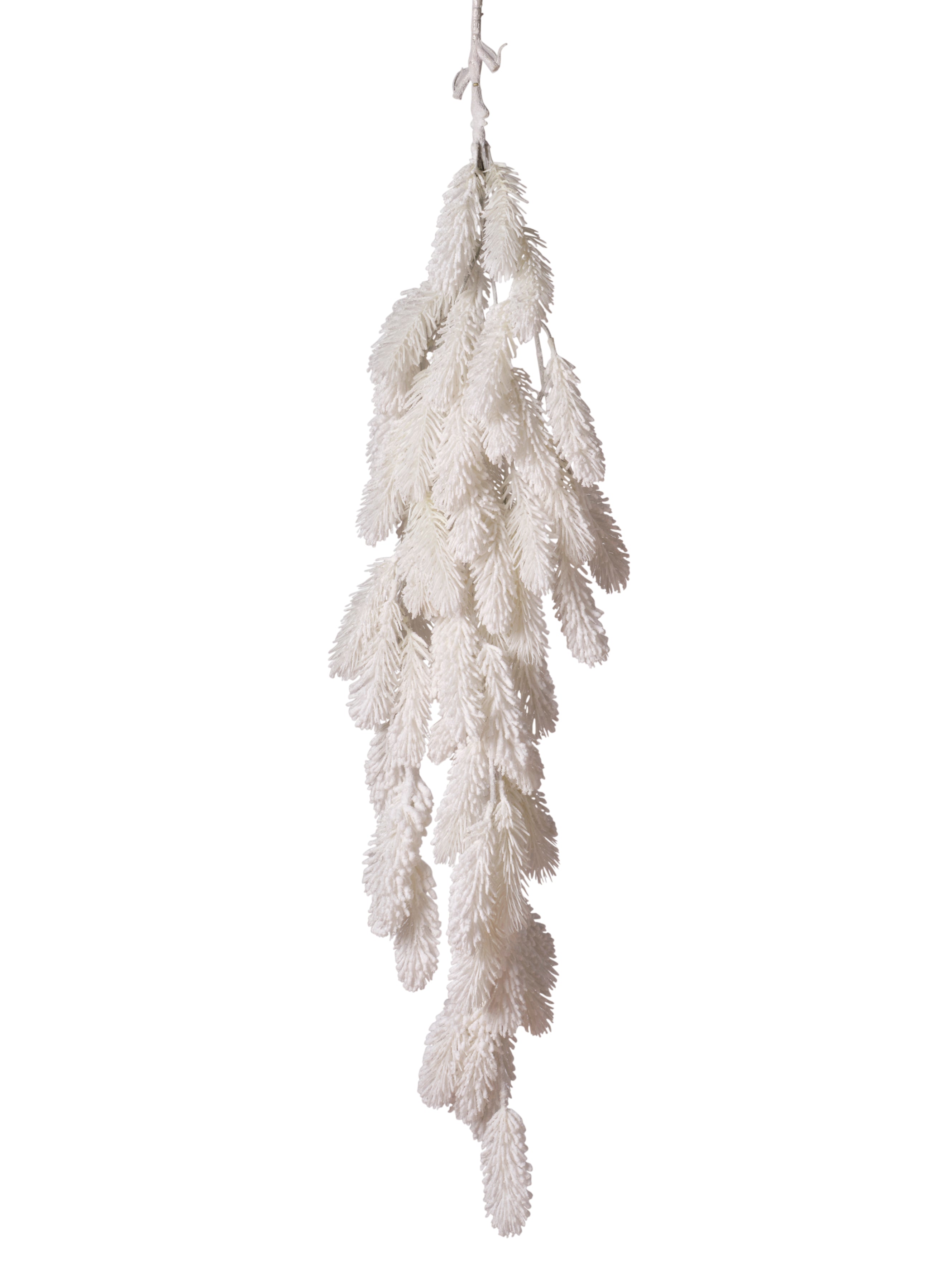 Feuillazur Rungis Chute de pin feuillage artificiel blanc