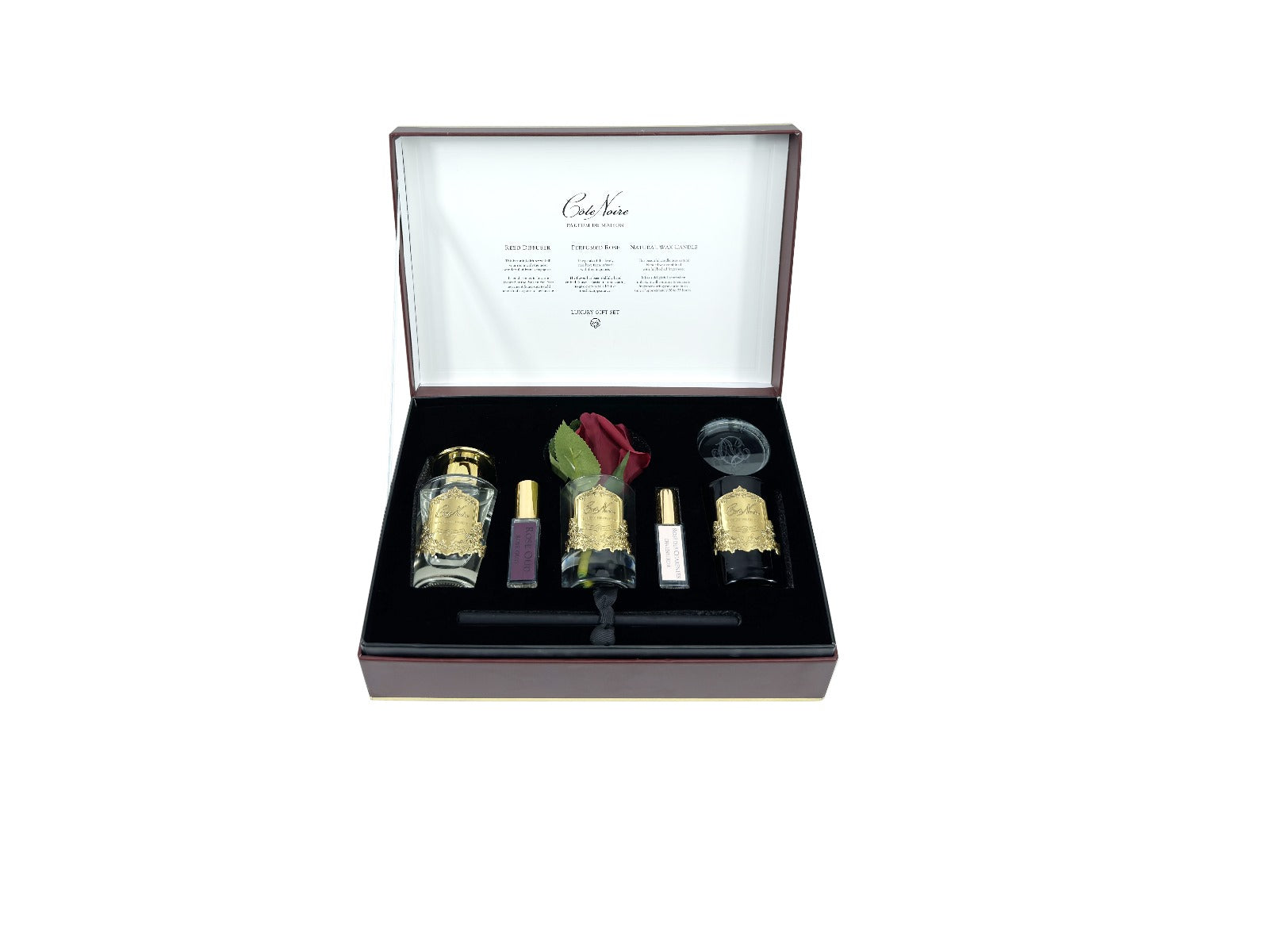 Côte Noire Gift GP57 coffret cadeau rose oud bougie diffuseur