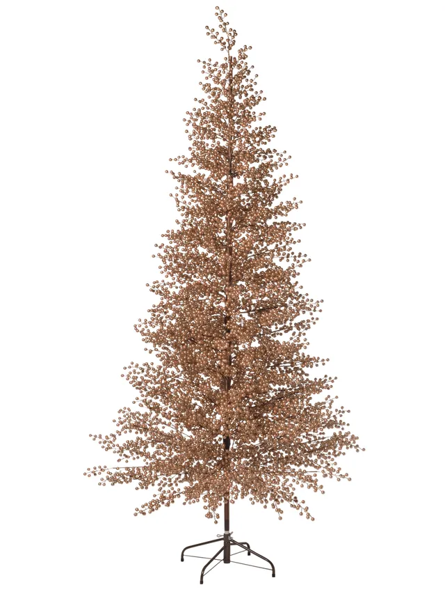 Feuillazur Rungis Sapin baies beige Noël 180 cm