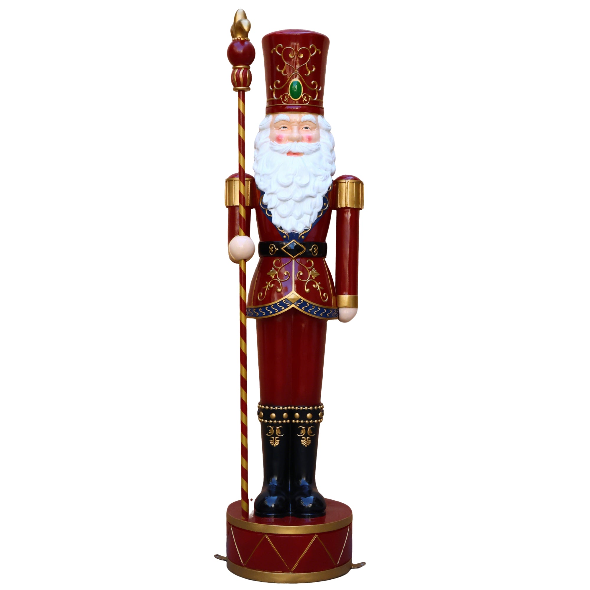 Feuillazur Rungis Père Noël géant pantalon rouge 160cm