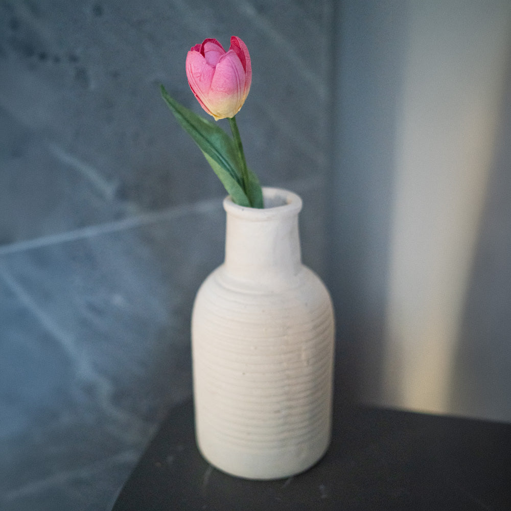 Flowrette mini tulipe papier rose foncé fleur éternelle x1