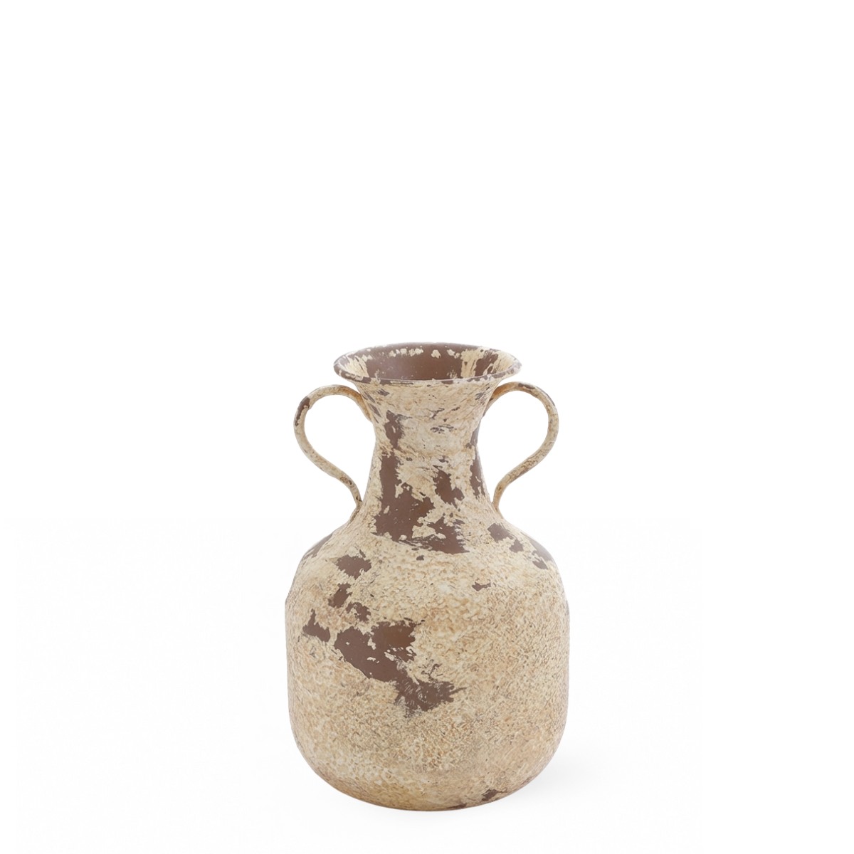 Sia Arka vase métal marron 34 cm amphore anses