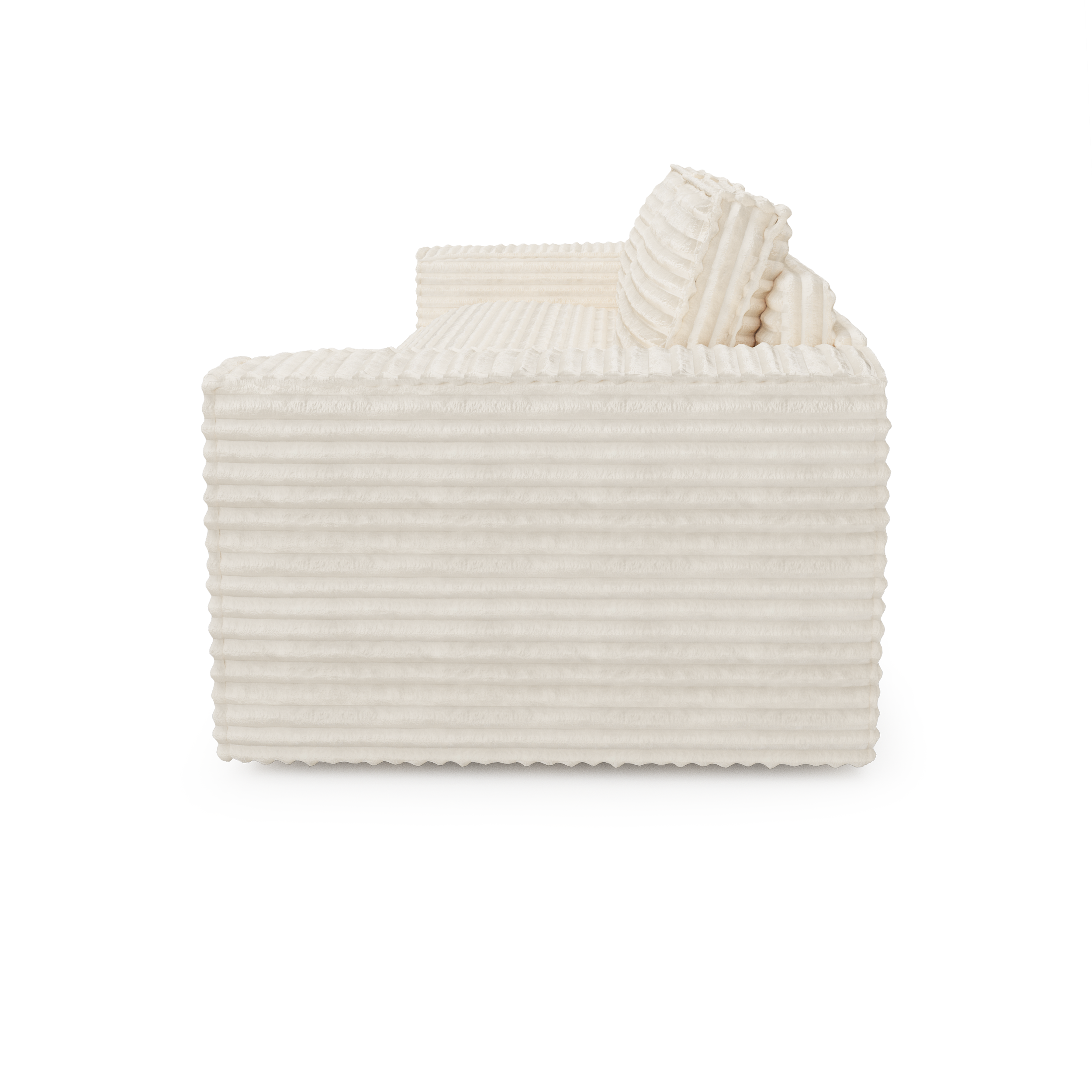 Sia Home Joan canapé convertible 140 cm crème matelas mémoire