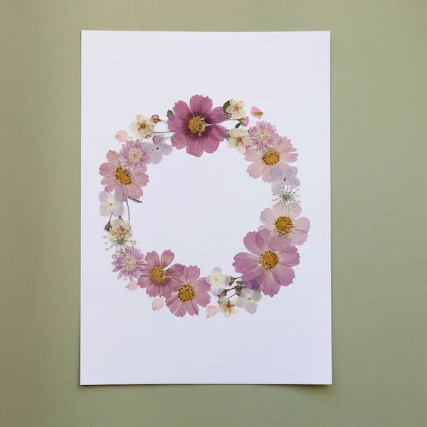 Flowrette Fleurs Séchées Herbier Melody A4 fleurs pressées