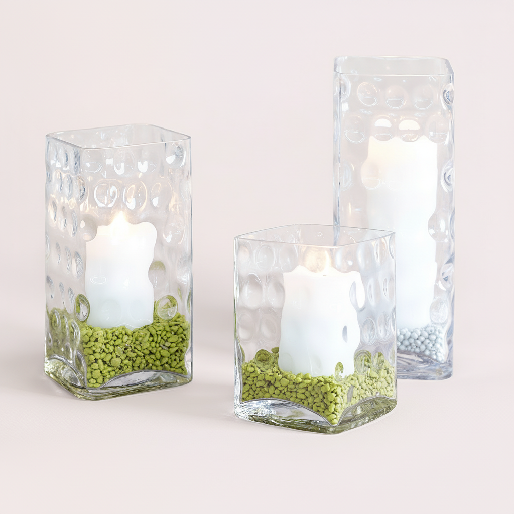 Sia Home Gravillons pour vase jaune 350 ml 10 cm