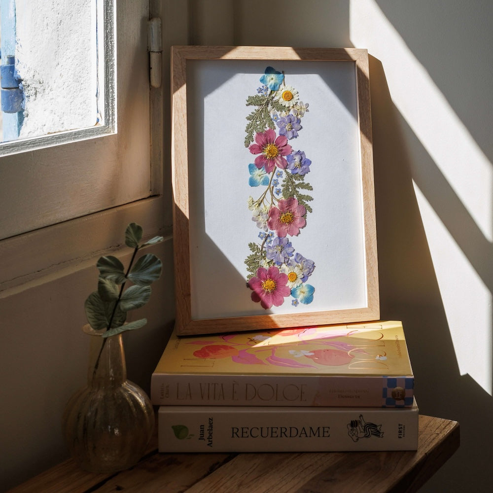 Flowrette Souffle du Vent herbier fleurs séchées A4