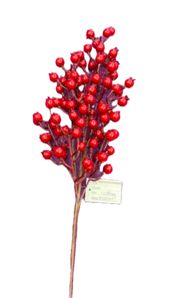 Feuillazur Rungis Produits de saison branche de baies rouge 46 cm