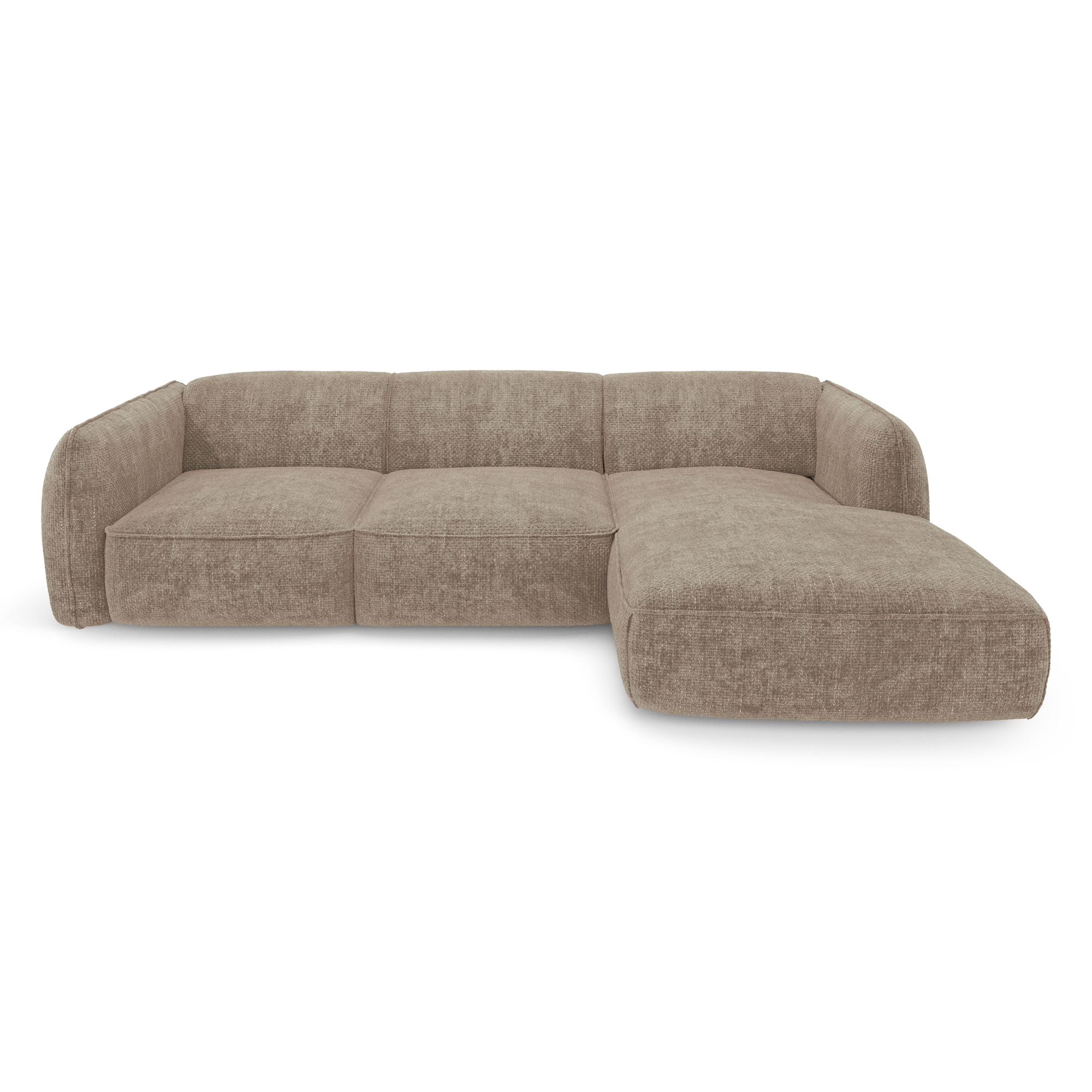 Sia Home Livia Angle Droit canapé crème 5 places