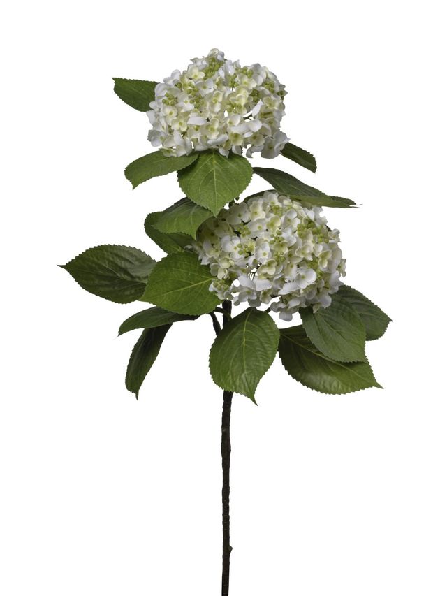 Feuillazur Rungis Hortensia fleur artificielle bleue 80 cm