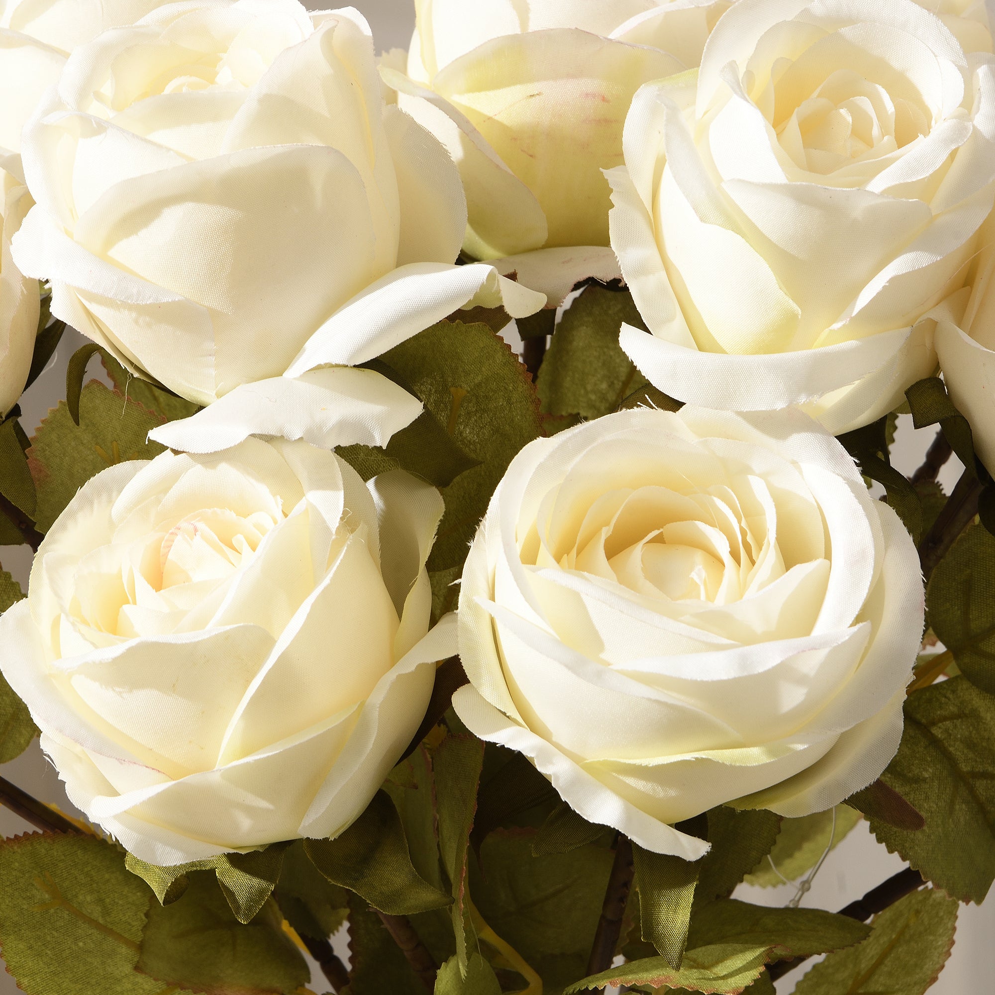Sia Home Tige de Rose fleur artificielle rose 56 cm
