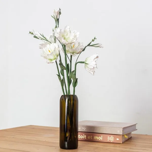 Flowrette Lisianthus White fleur papier blanc bouquet