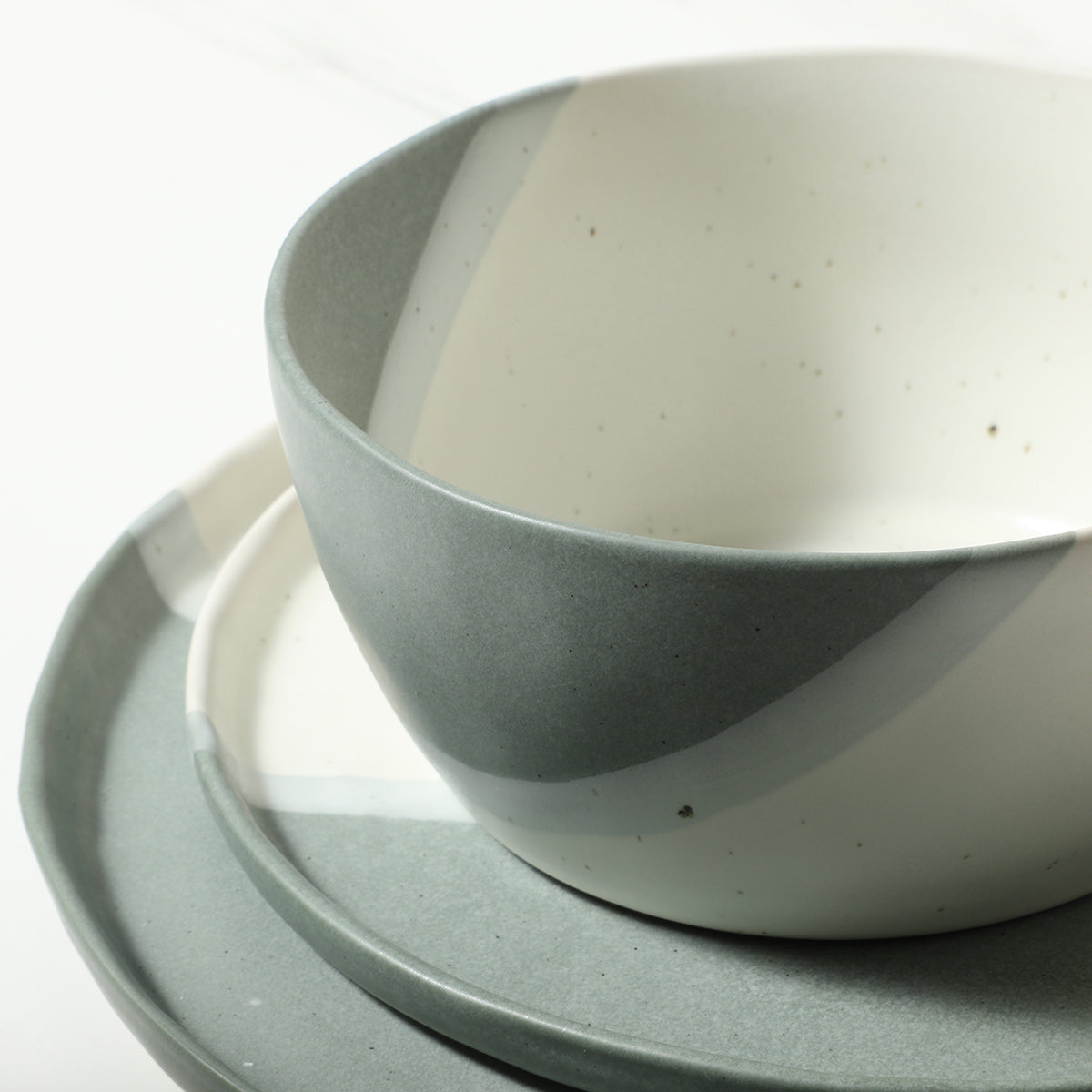 Sia Home Arts de la table Matty service 4 bols 16 cm vert