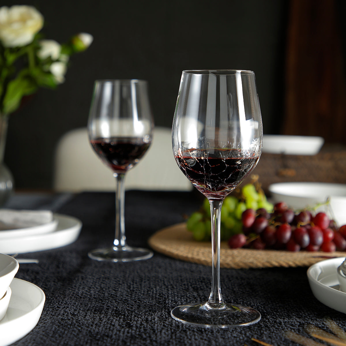 Sia Home Alba 22,5 cm verres à pied transparent 40 cl x4