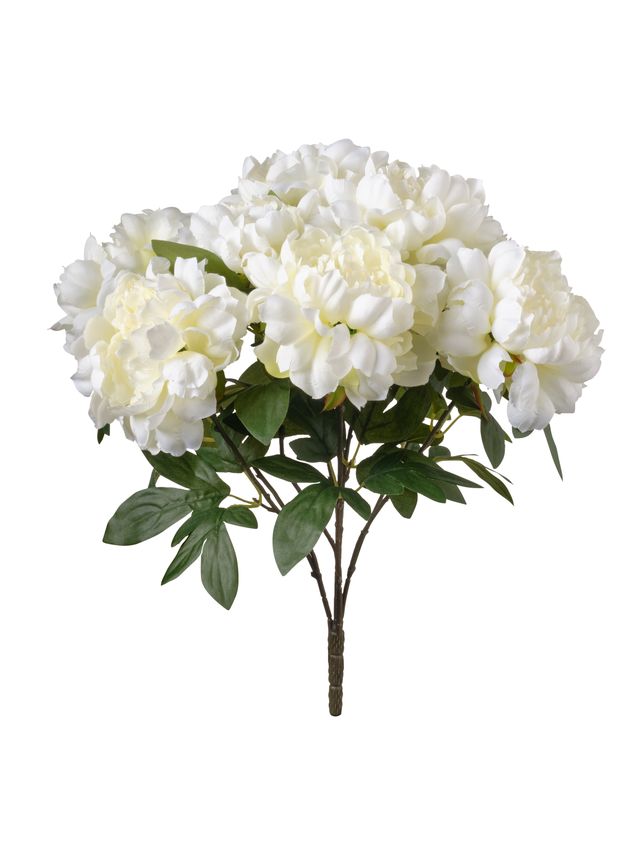 Feuillazur Rungis Pivoine fleur artificielle rose clair 50cm