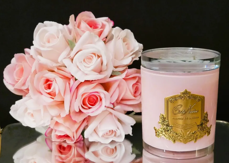 Côte Noire Soy Blend bougie Pink Champagne 450g rose