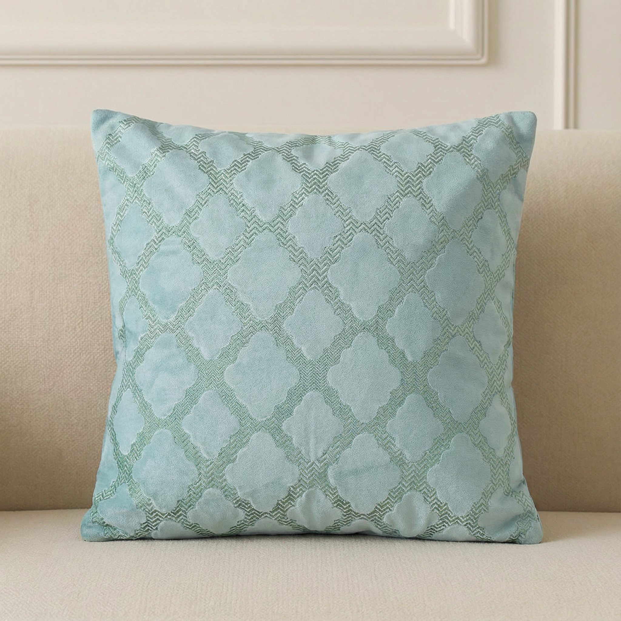 Sia Home Tracy housse de coussin violet 40x40 coton