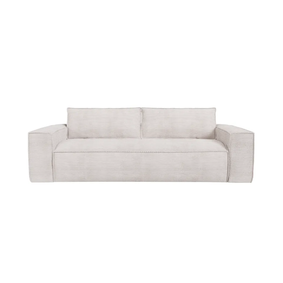 Sia Home Joan Canapé Convertible 160 cm Crème Matelas