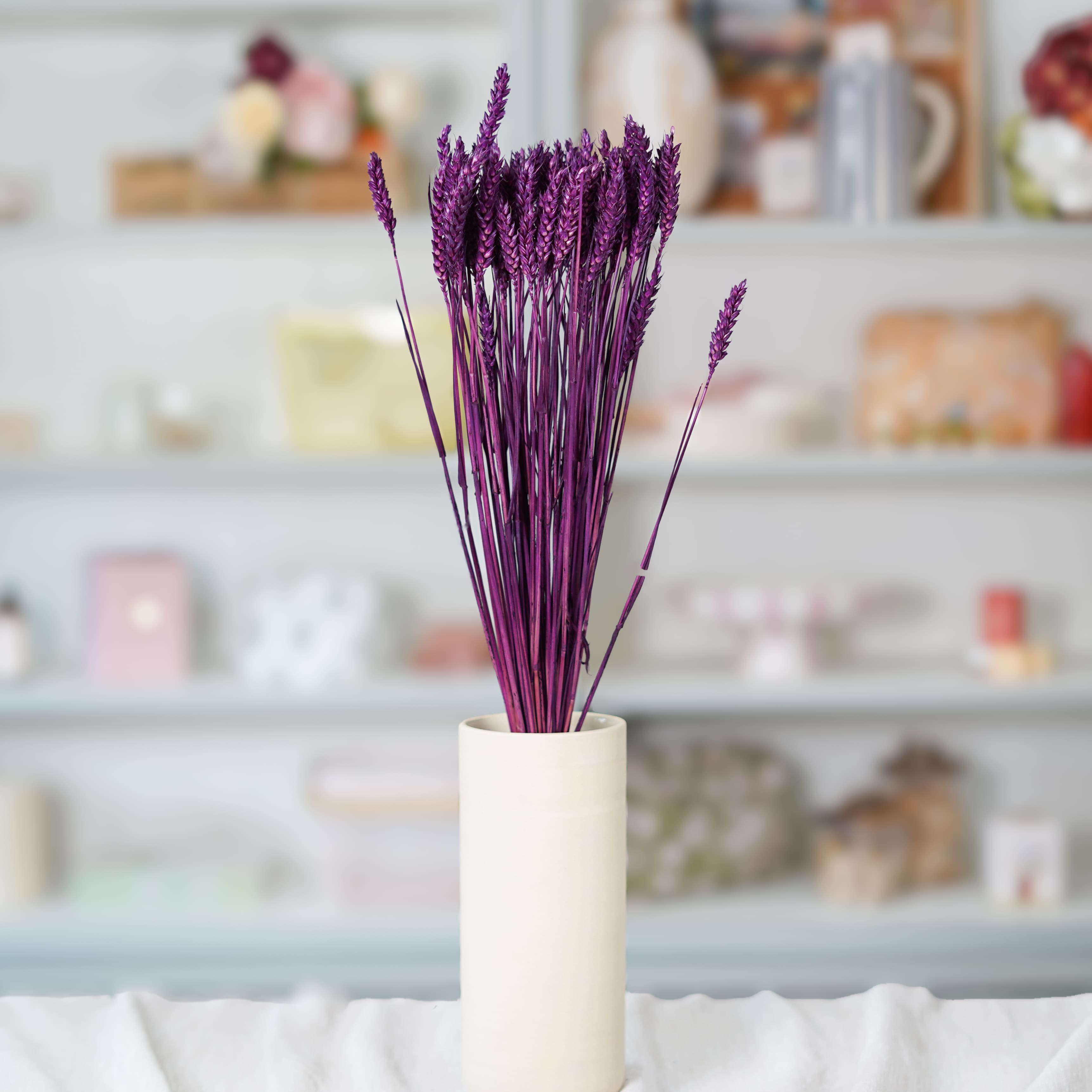 Flowrette Blé violet intense fleurs séchées botte x1 épis