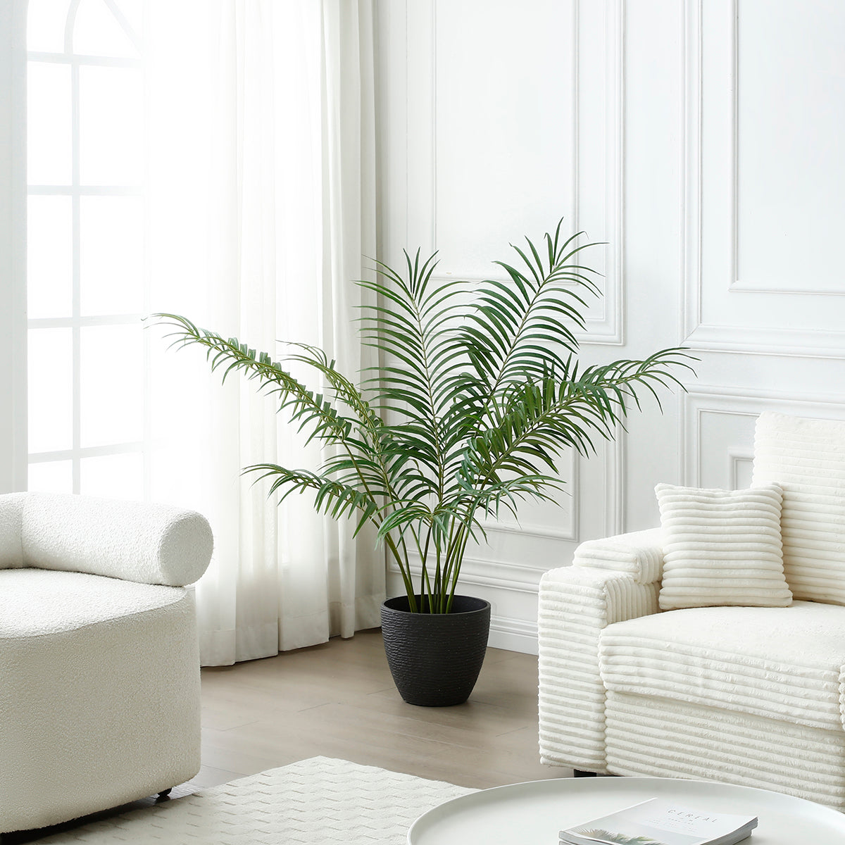 Sia Home Areca palmier artificiel 120 cm vert
