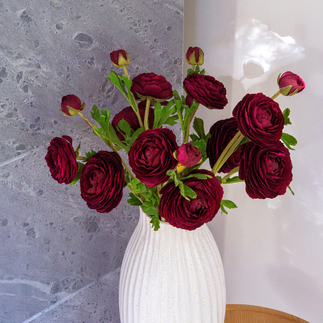 Flowrette renoncule violette fleur artificielle x1