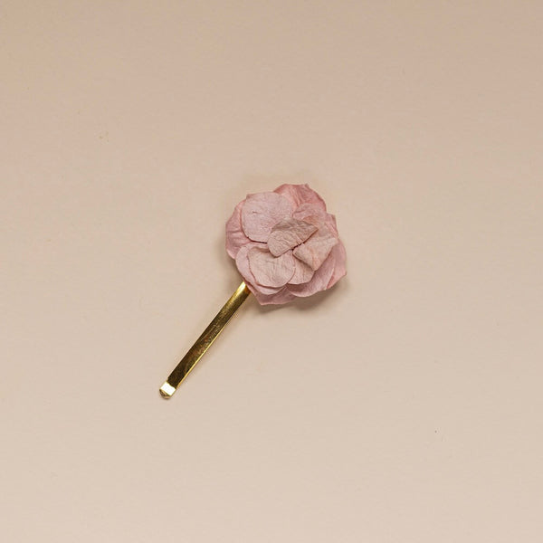 Flowrette Fleurs en papier Trio barrettes roses fleur cheveux x3