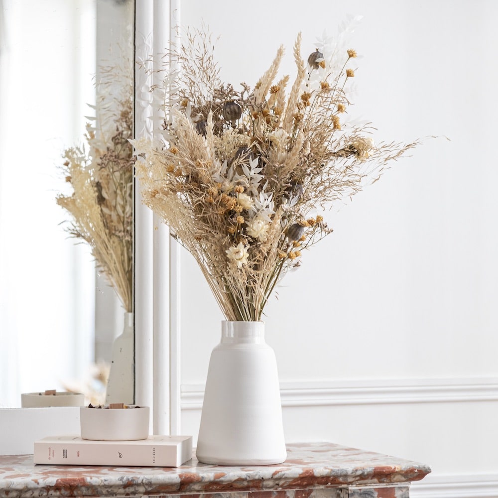 Flowrette Sauvage Bouquet fleurs séchées bohème pavot