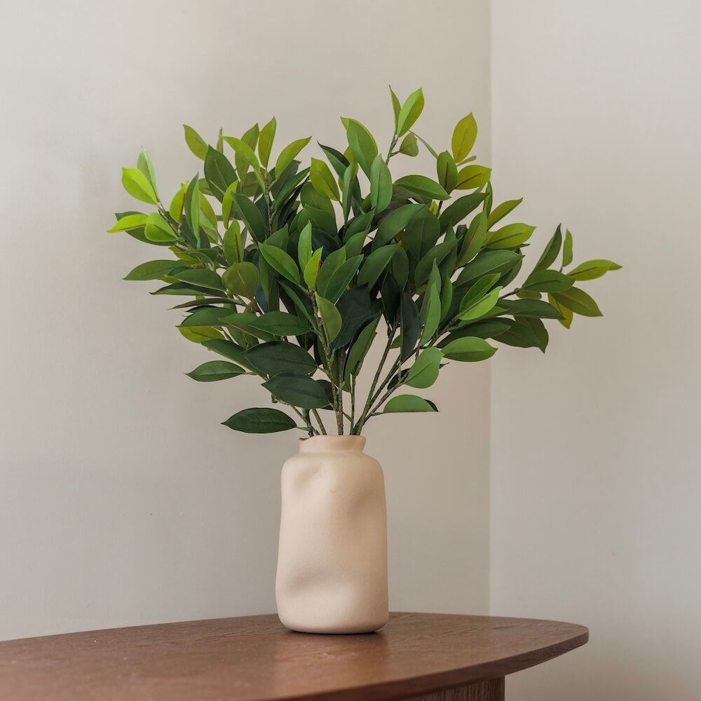 Flowrette Ruscus artificiel vert tige x1 toucher naturel