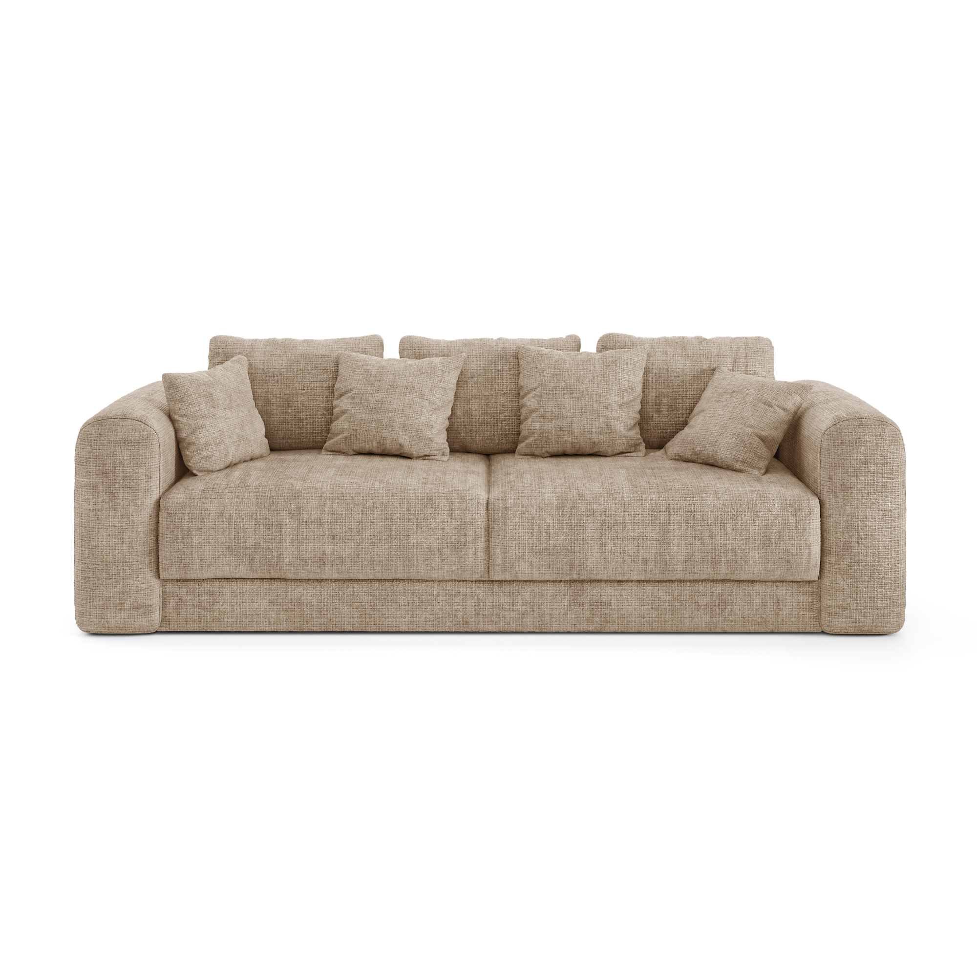Sia Home Rio canapé convertible beige coffre 3-4 places