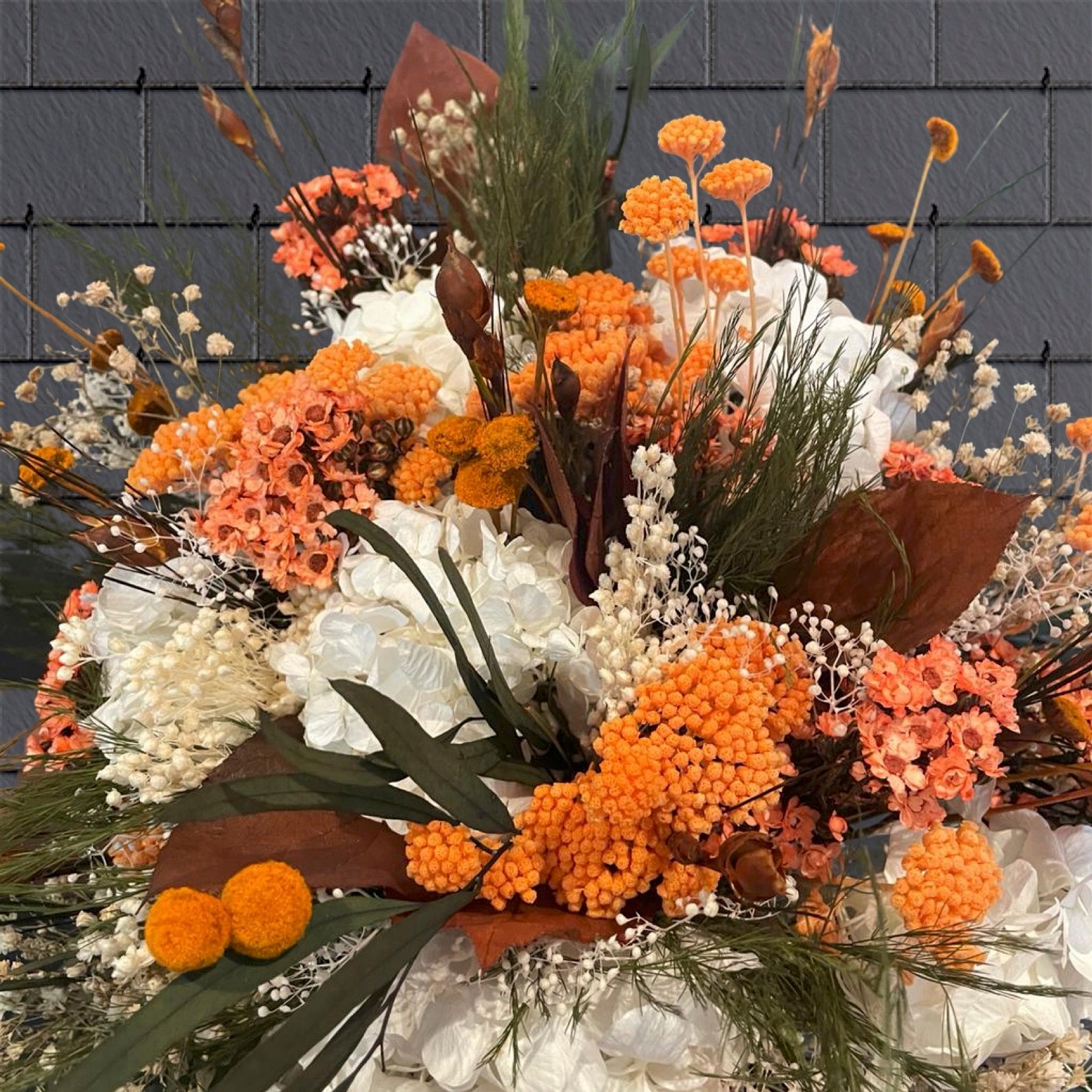 Ateliers Ouchamp Place Jussieu bouquet stabilisé rose taille M 40 cm