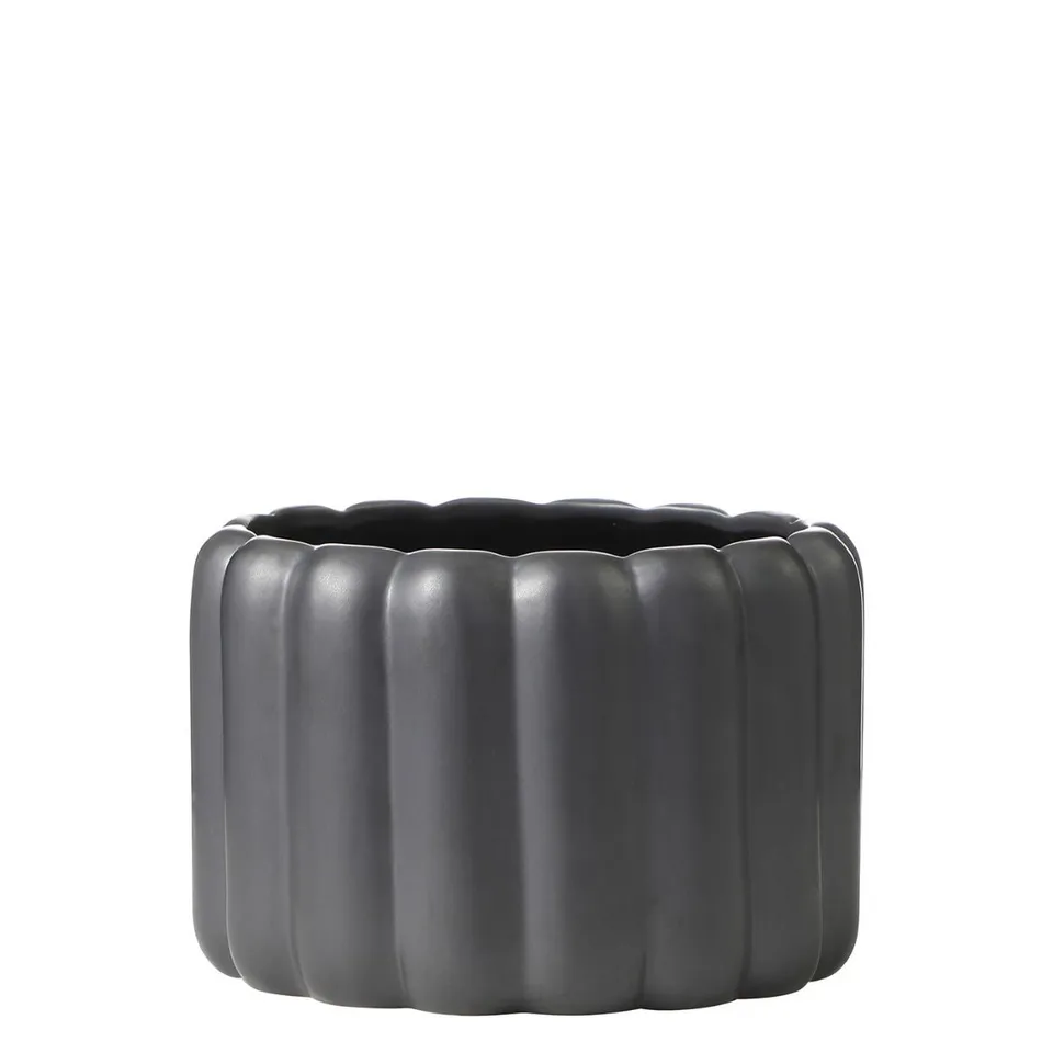 Sia Home Boudoirs cache-pot noir 13 cm céramique