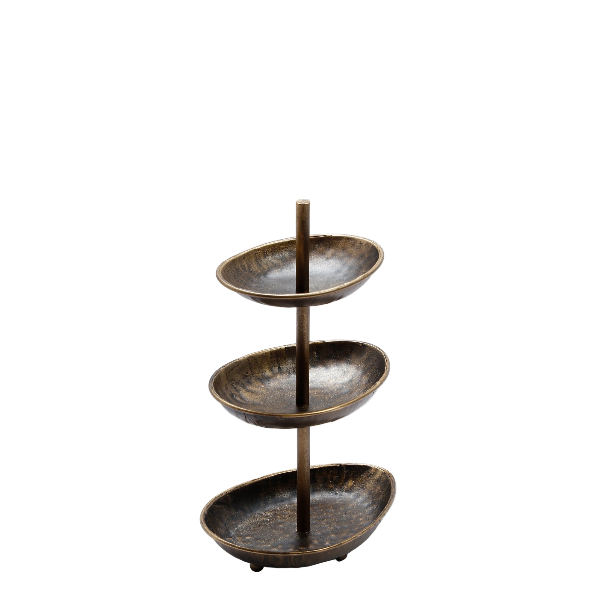Sia Home Services de table Elma plateau à étages marron 29,5 cm