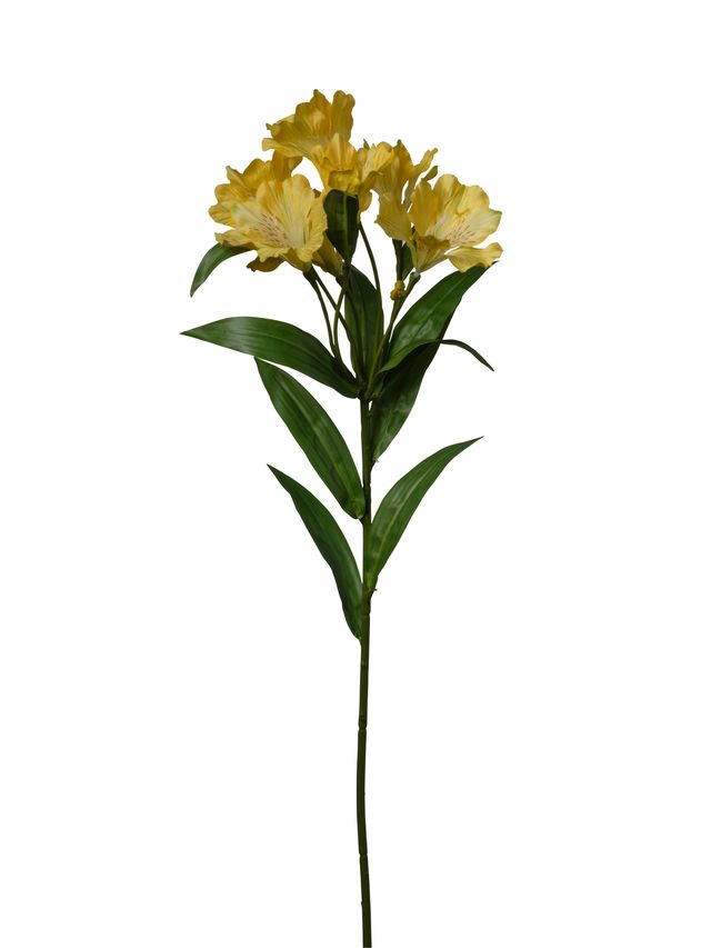 Feuillazur Rungis Alstroemeria fleur artificielle violet 78 cm