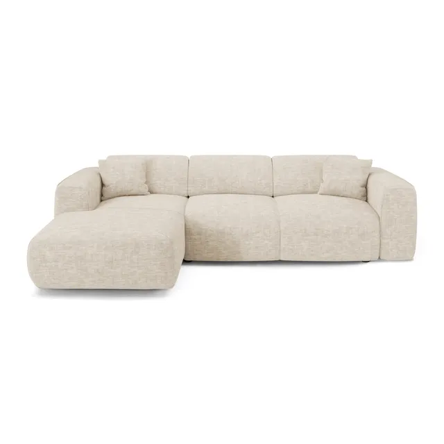 Sia Home Yuma Canapé convertible angle gauche beige