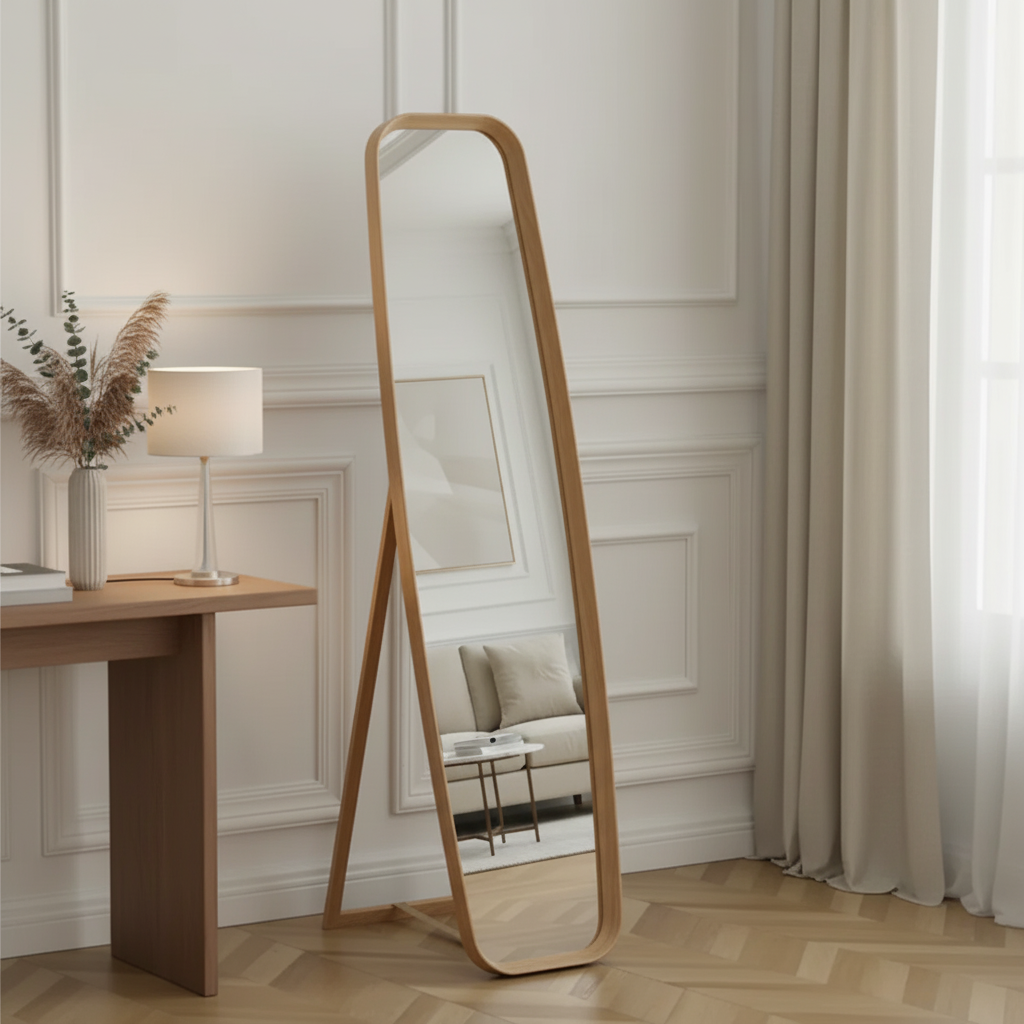 Sia Home Soren miroir portrait noir 40x160 cm