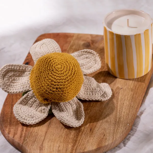 Flowrette Décoration Nature coffret cadeau naissance bougie monoi