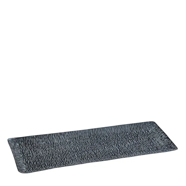 Sia Home Code 48 cm plateau décoratif noir fer