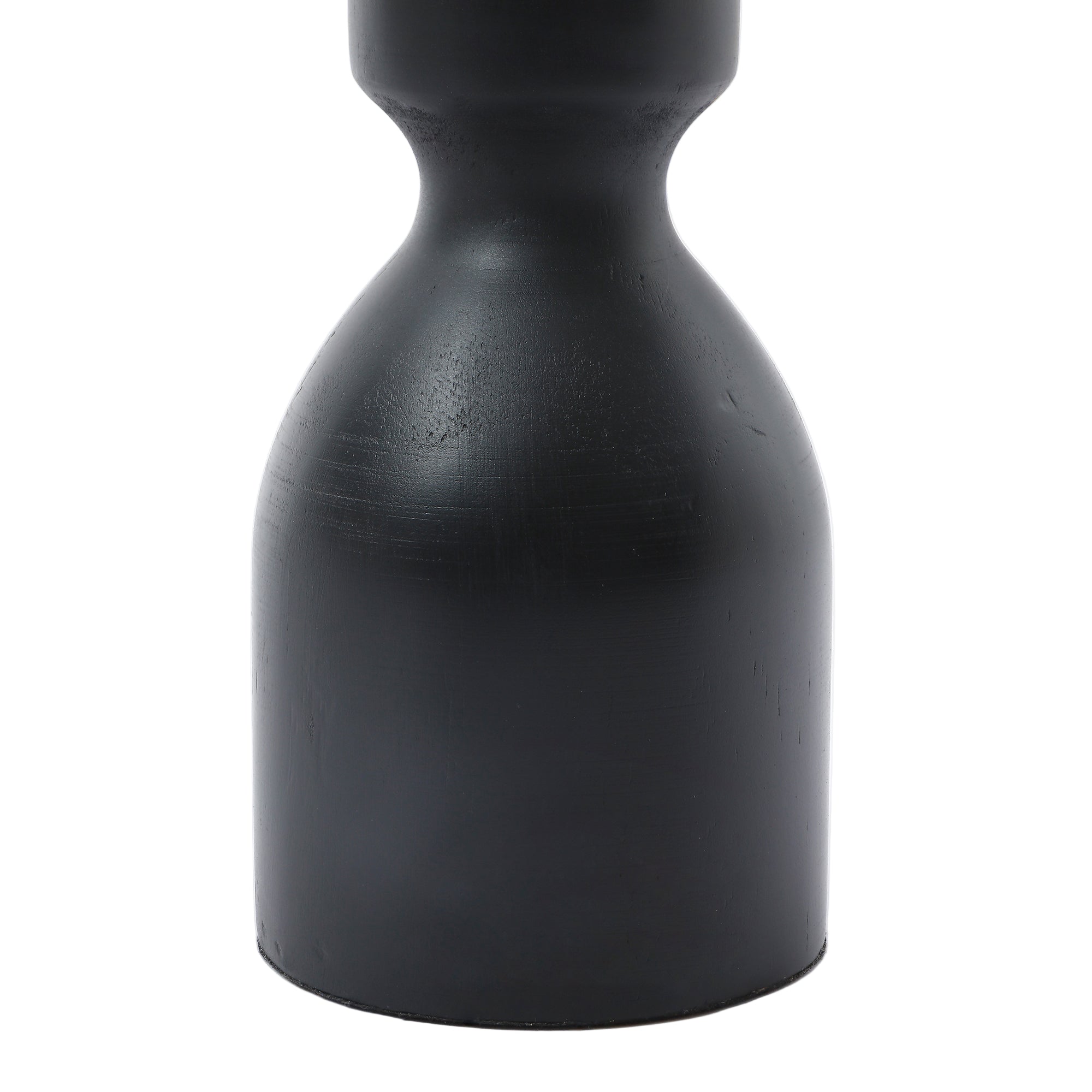 Sia Home Elya Bougeoir bois noir 13 cm