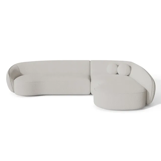 Sia Home Canapés Cooper angle droit canapé blanc cassé