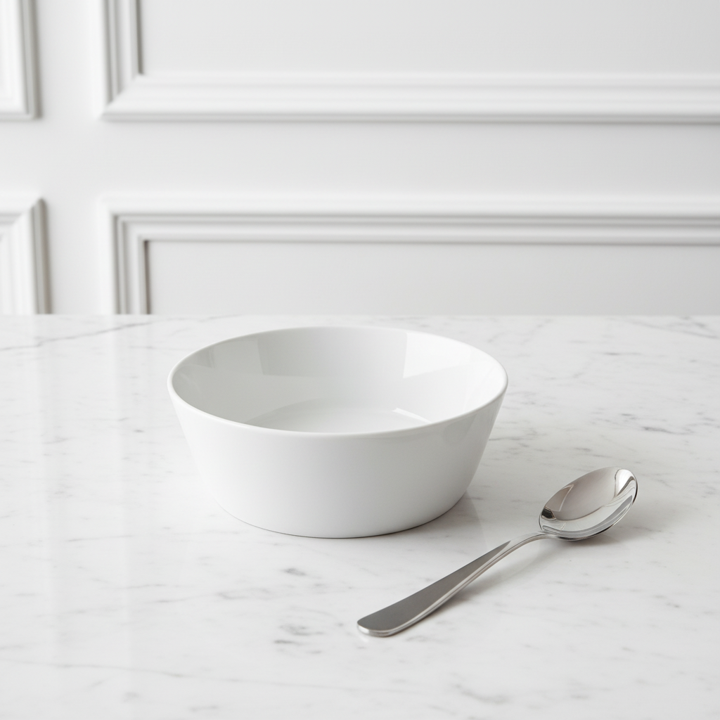 Sia Home Louise assiettes creuses blanc lot de 4 23 cm