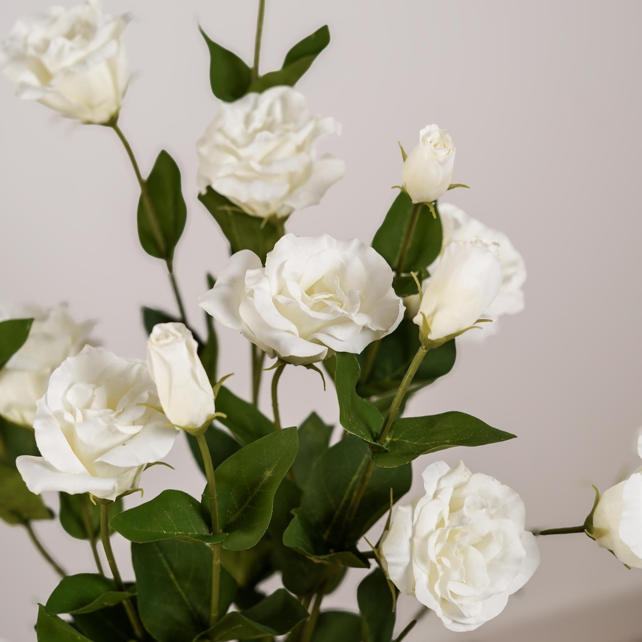 Flowrette Lisianthus blanc fleur artificielle x1 mariage