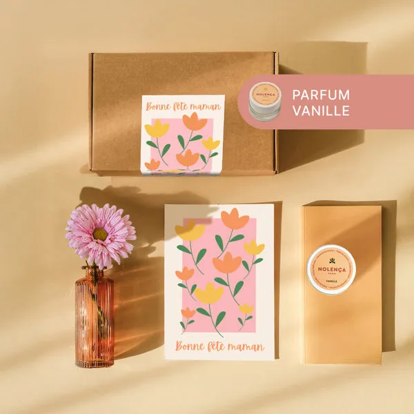Flowrette Fête des Mères coffret vanille rose