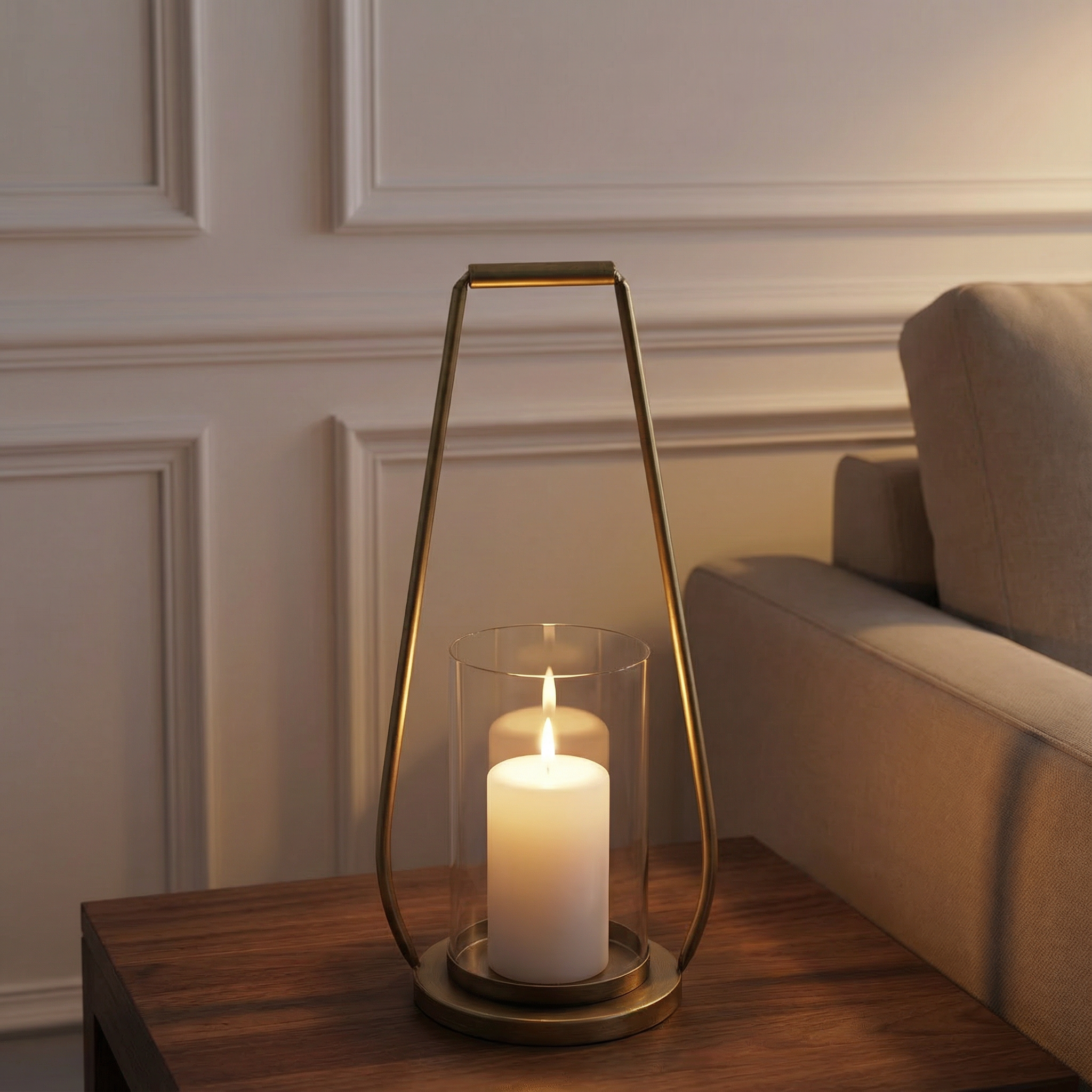 Sia Home Lanternes Ysel 45 cm lanterne doré